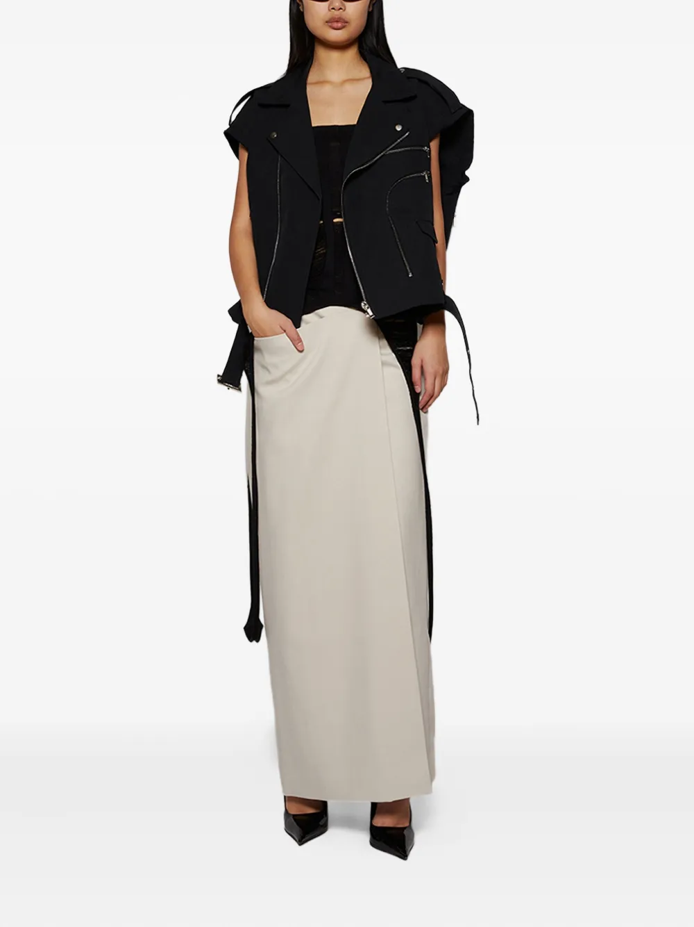 Rick Owens zip-fastening gilet | Waistcoats & Gilets | Image 2
