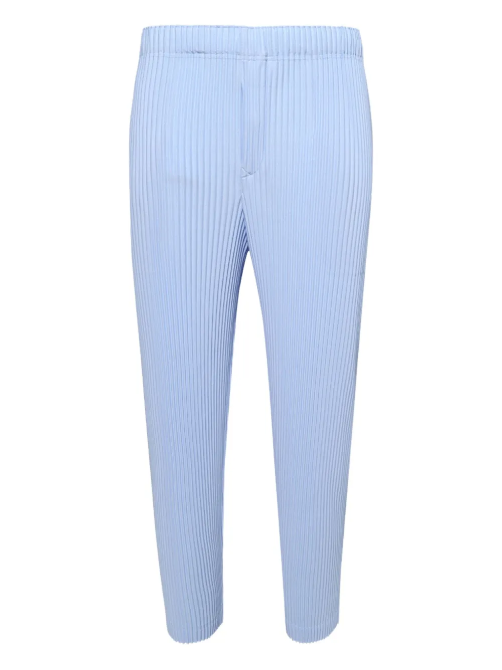 Homme Plissé Issey Miyake ribbed trousers Blauw