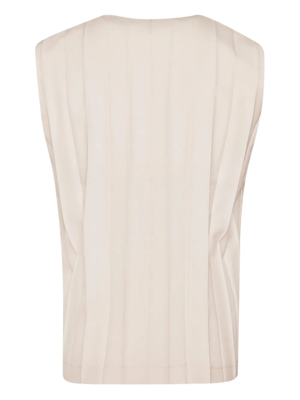 Homme Plissé Issey Miyake Geplooide top Beige
