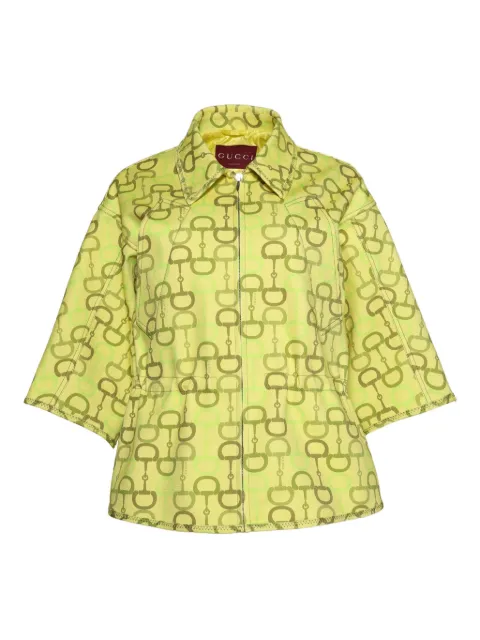 Gucci horsebit-print jacket