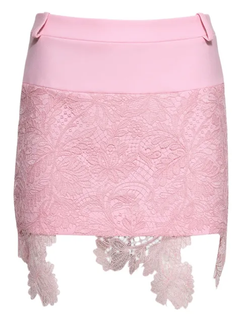 David Koma lace mini skirt