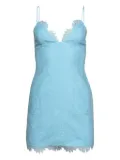 David Koma lace minidress - BLUE
