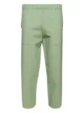 Homme Plissé Issey Miyake Inlaid elasticated-waist trousers - Green