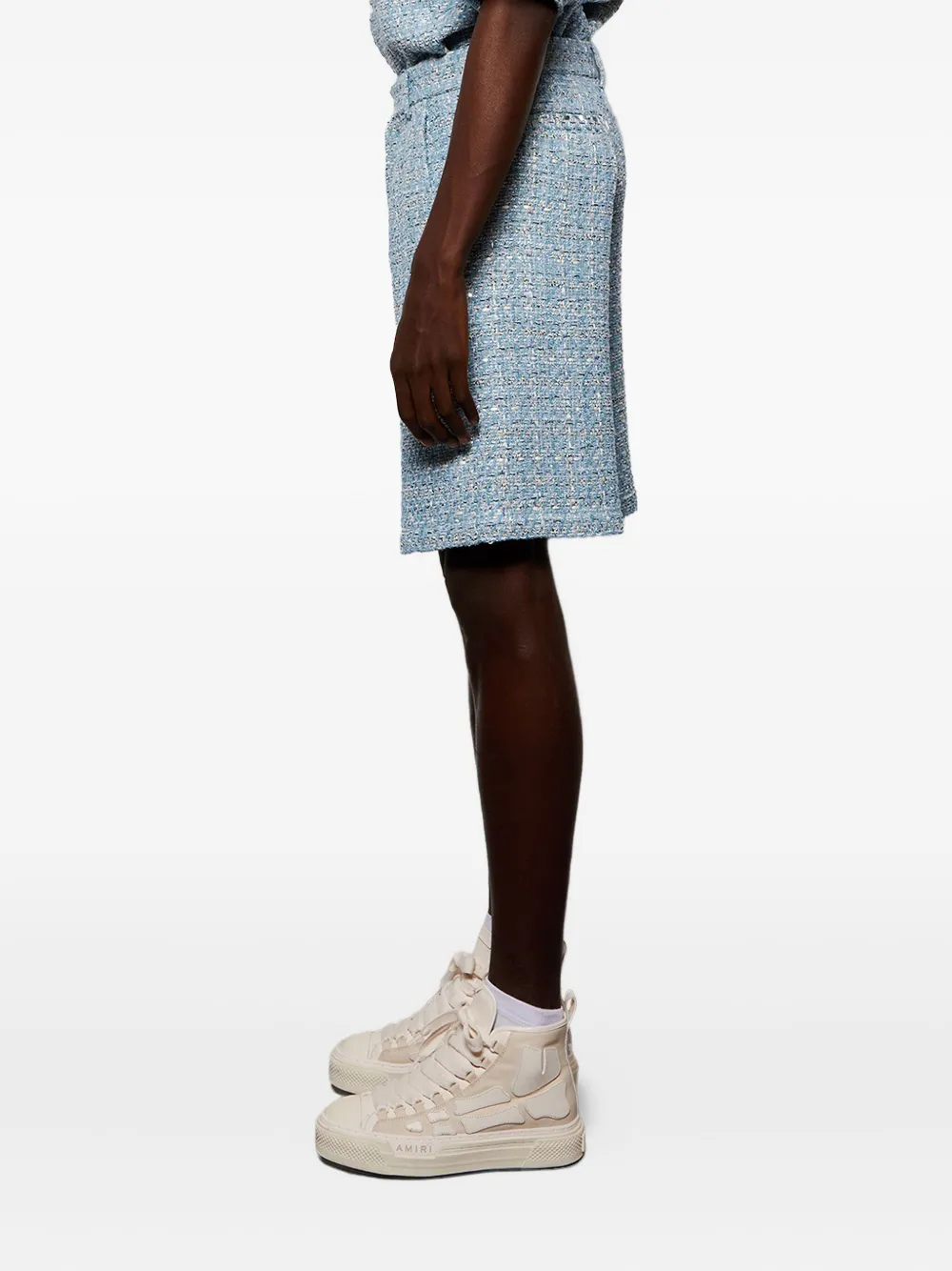 AMIRI Boucle side-pockets shorts Blauw