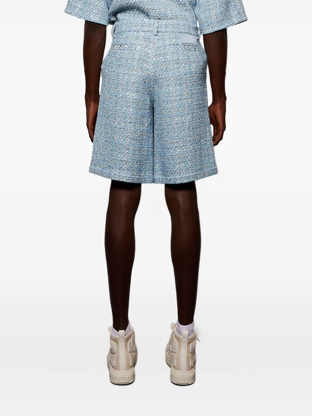 AMIRI Boucle side-pockets shorts Blauw