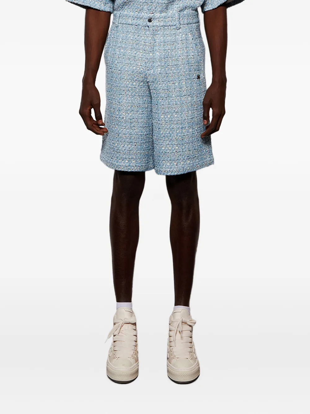 AMIRI Boucle side-pockets shorts Blauw