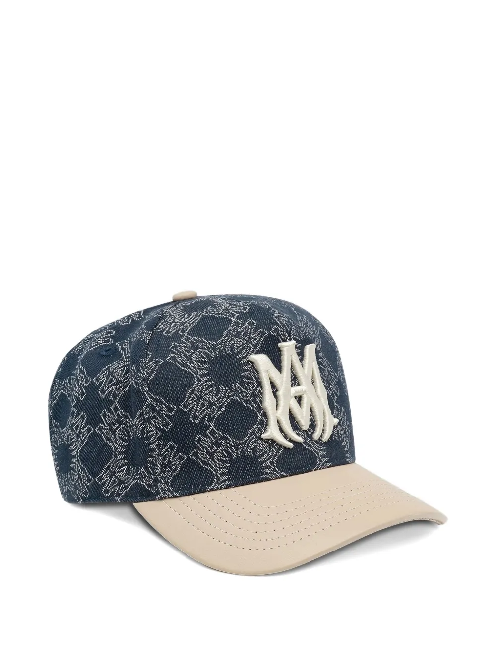 AMIRI MA leren denim hoed Blauw