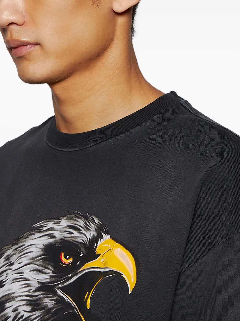 AMIRI MA leren denim hoed Blauw