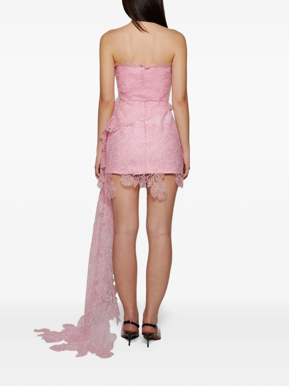 David Koma Top van kant Roze
