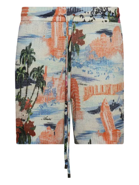 AMIRI Cityscape Shorts mit Kordelzug