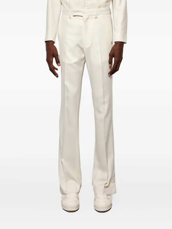 AMIRI straight-leg Trousers | White | FARFETCH JO