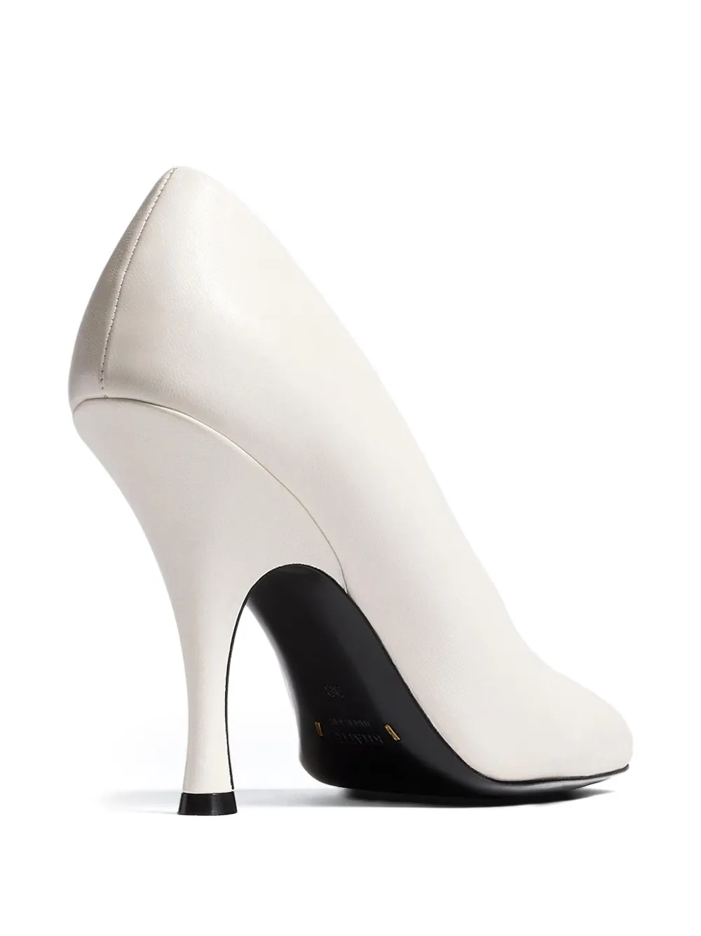 KHAITE Eva Peep Toe pumps White