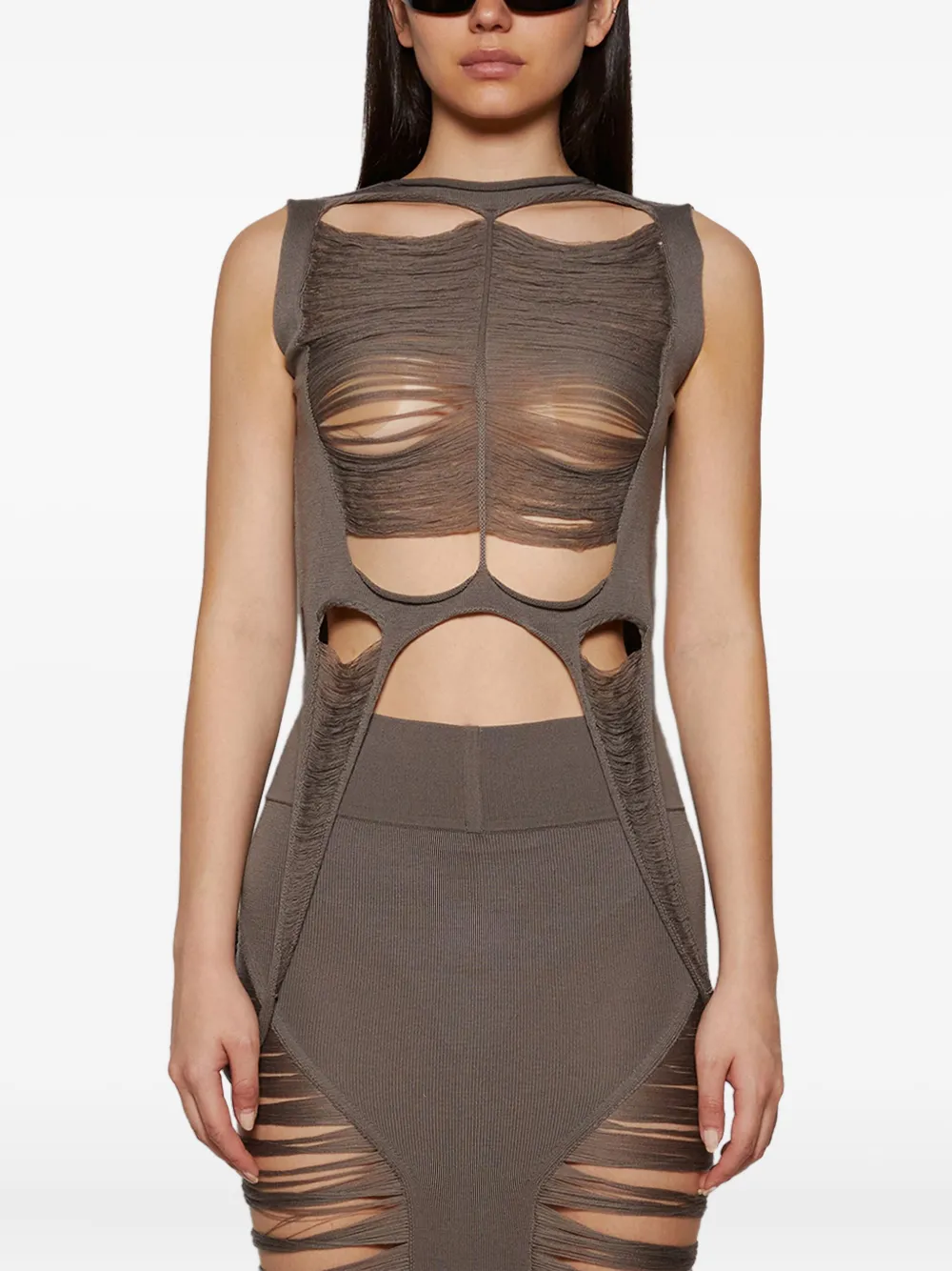Rick Owens Tanja tanktop Bruin