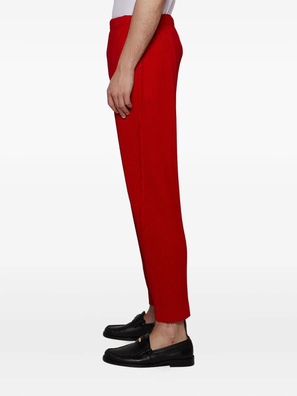 Homme Plissé Issey Miyake pleated trousers Rood
