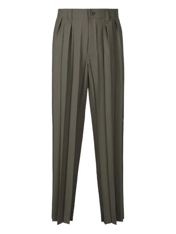 Homme Plissé Issey Miyake プリーツ パンツ | ブラウン