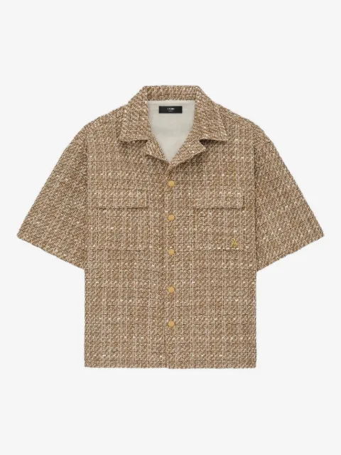 AMIRI camisa de tweed