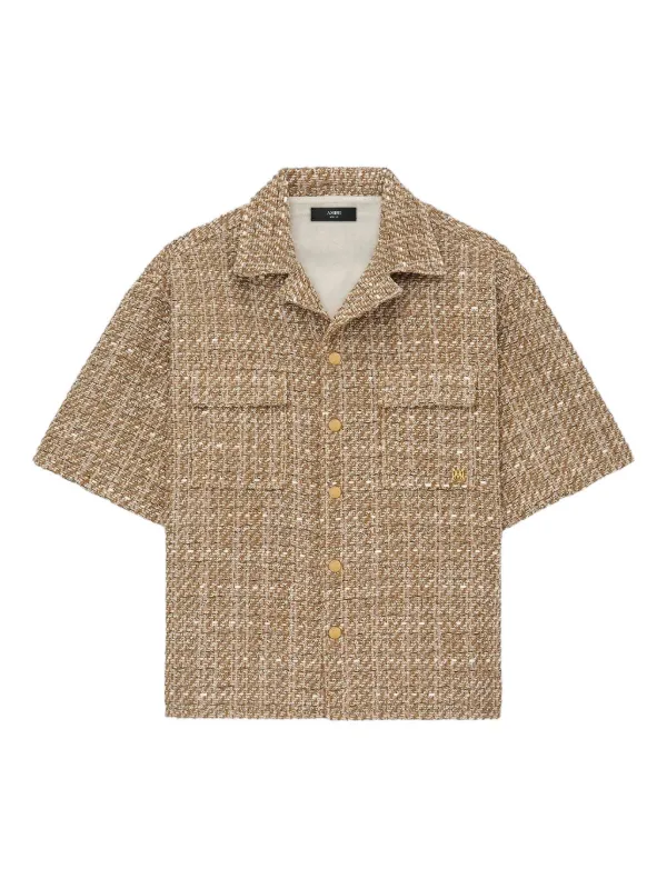 SUMARI Flap Pocket Box Shirts Tweedシュマリ 28854044_59964579_600.jpg