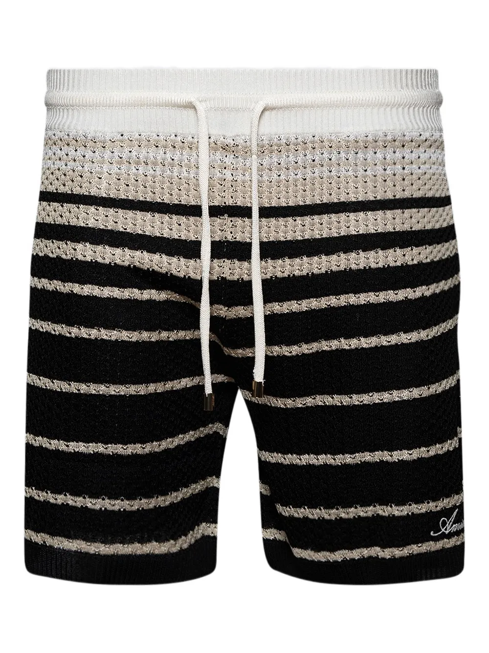 AMIRI striped knit shorts | Black | Image 1