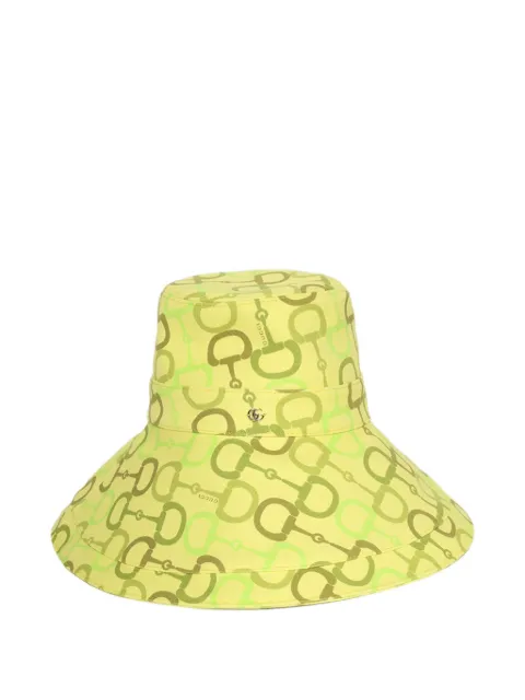 Gucci horsebit print bucket hat