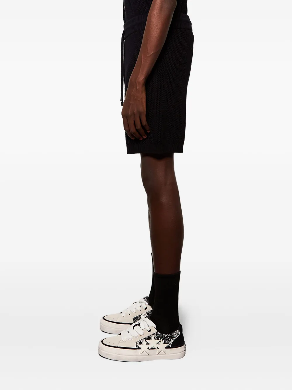 AMIRI crochet-mesh shorts Zwart