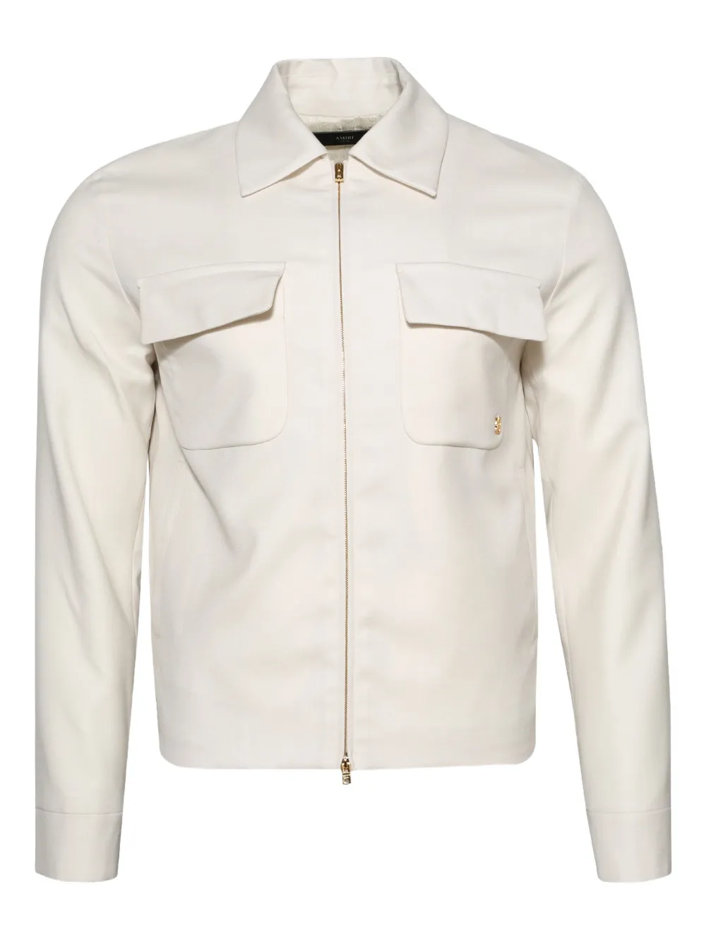 AMIRI flap-pocket zip-front jacket | White | Image 1