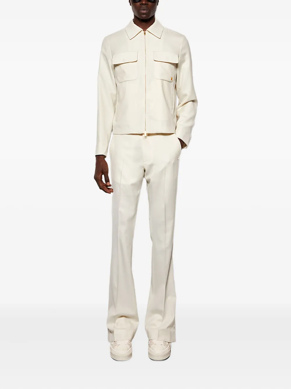 AMIRI flap-pocket zip-front jacket | Shirt Jackets | Image 2