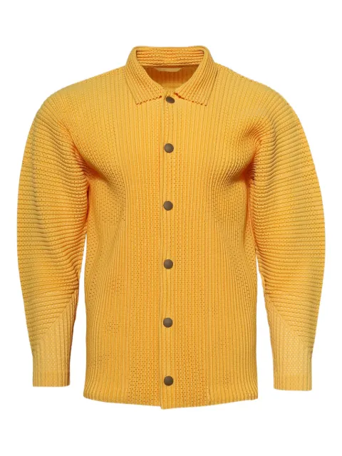 Homme Plissé Issey Miyake قميص بأزرار وكسرات
