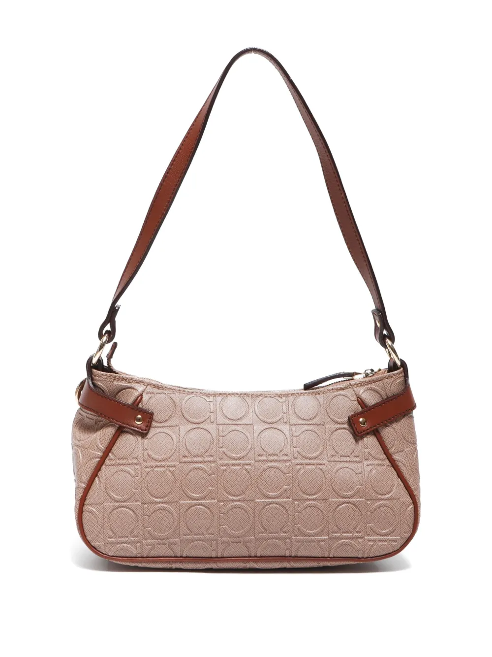Ferragamo Pre-Owned 2021 Gancini shoulder bag - Beige