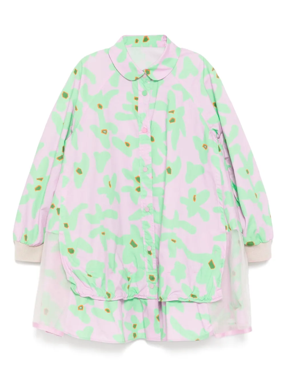 jnby by JNBY plant-printed oversized dress | Purple | Image 1