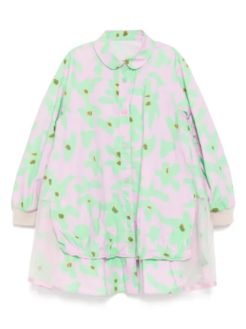 jnby by JNBY plant-printed oversized dress