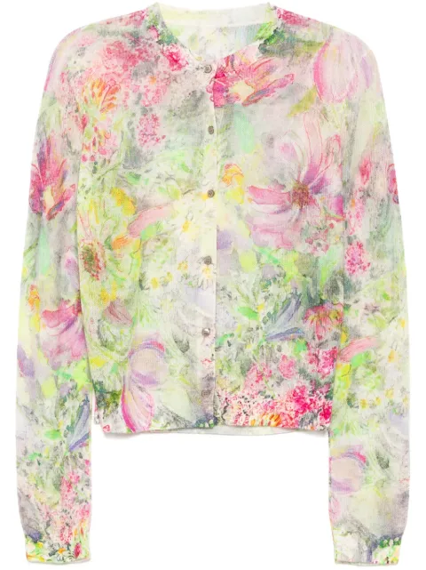 JNBY jacquard cardigan
