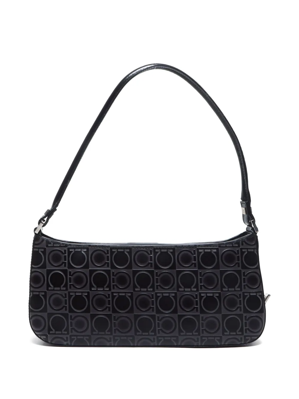 Ferragamo Pre-Owned 2021 Gancini shoulder bag - Zwart