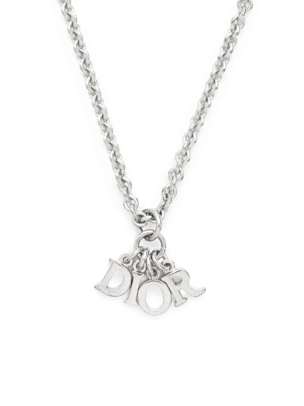 Christian Dior Pre-Owned 2000s Dior letter charm necklace | Image 2