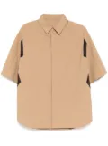 CROQUIS panelled shirt - Brown