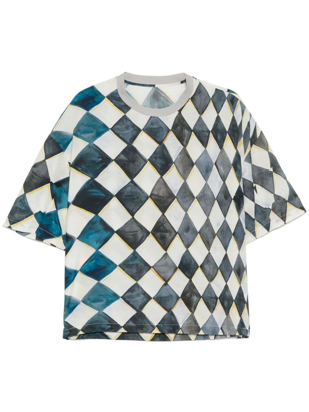 patterned T-shirt