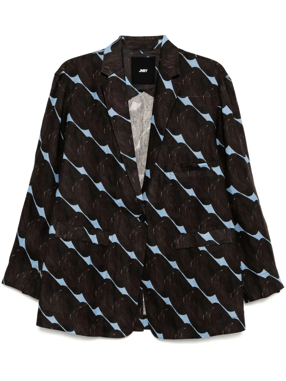 patterned blazer