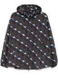 JNBY graphic-print jacket - Brown
