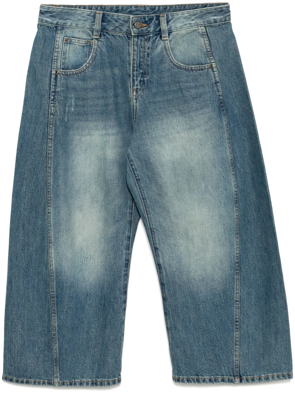 cropped jeans