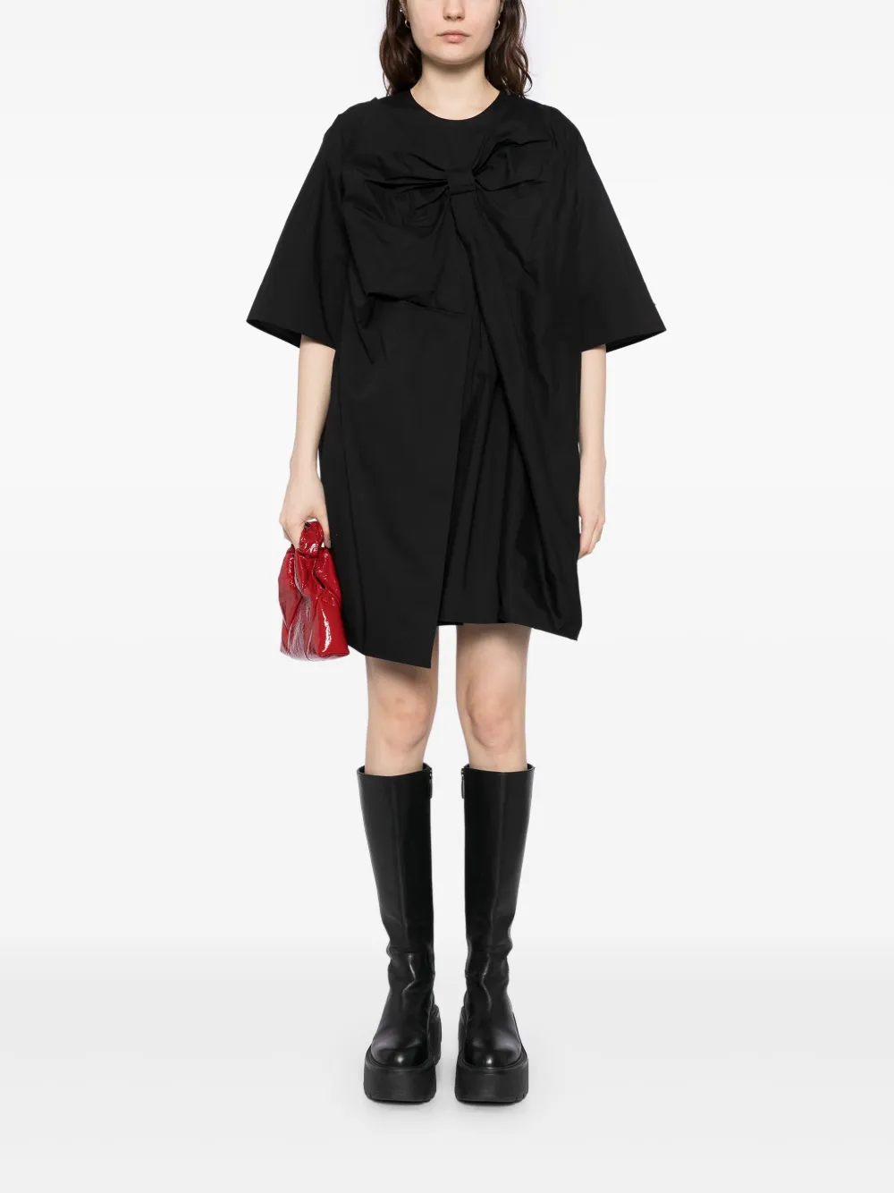 JNBY Jurk met strikdetail - Zwart