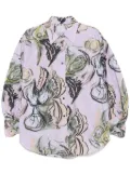 JNBY graphic-print shirt - Purple