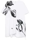 JNBY graphic-print dress - White
