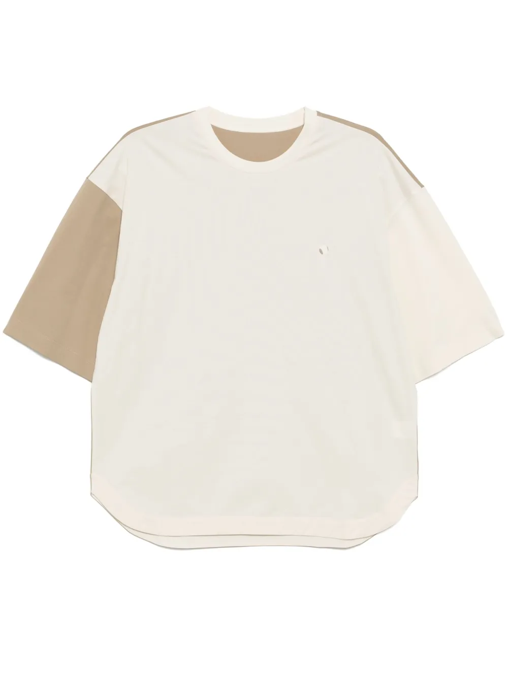 panelled T-shirt