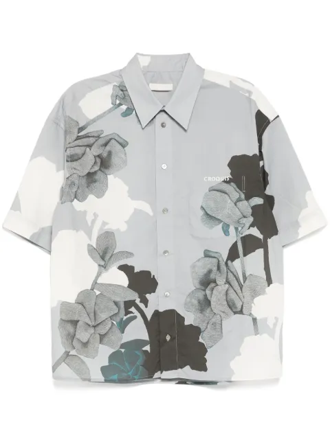 CROQUIS logo-print shirt