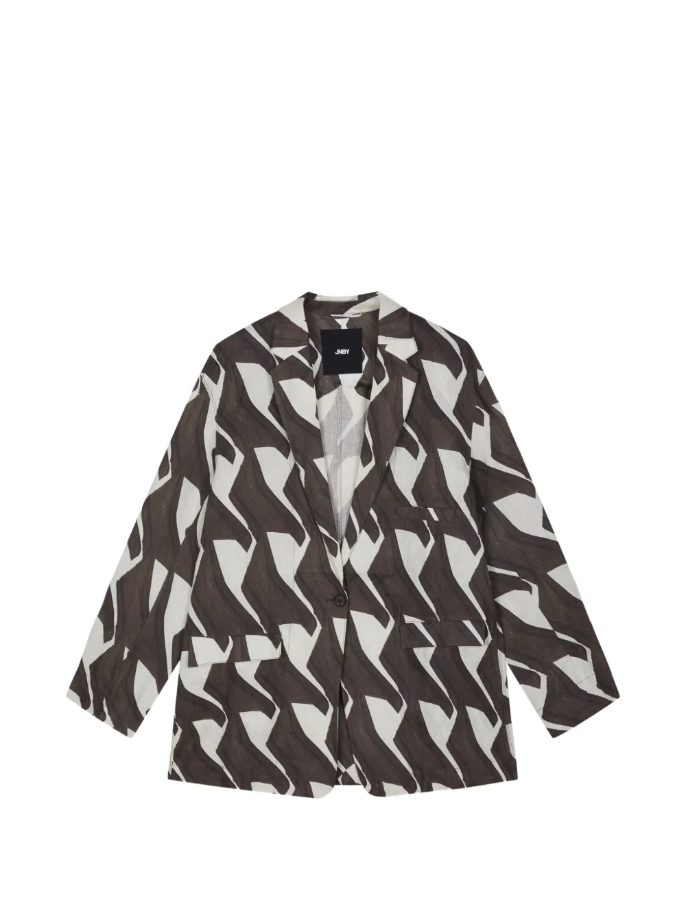 JNBY Blazer met patroon Bruin