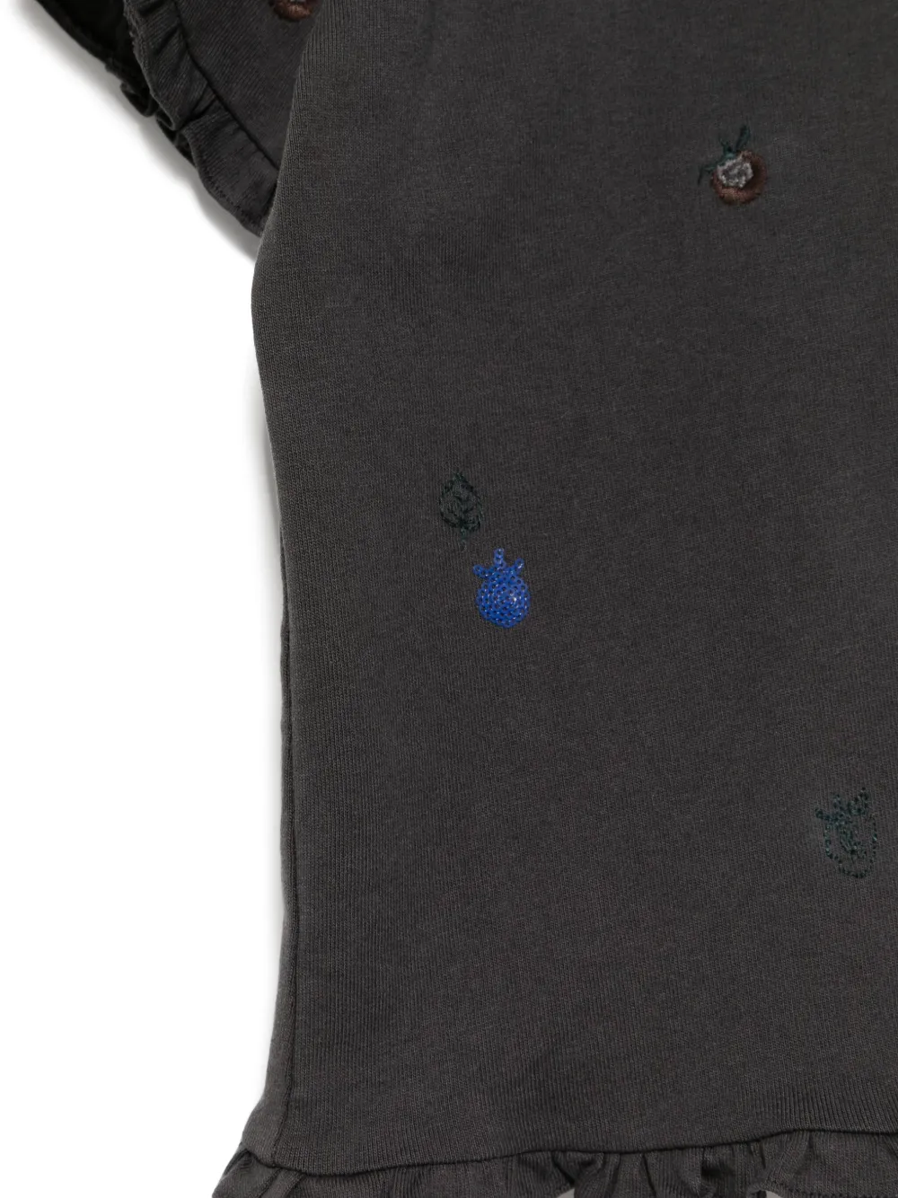 jnby by JNBY Oversized jurk met borduurwerk Grijs