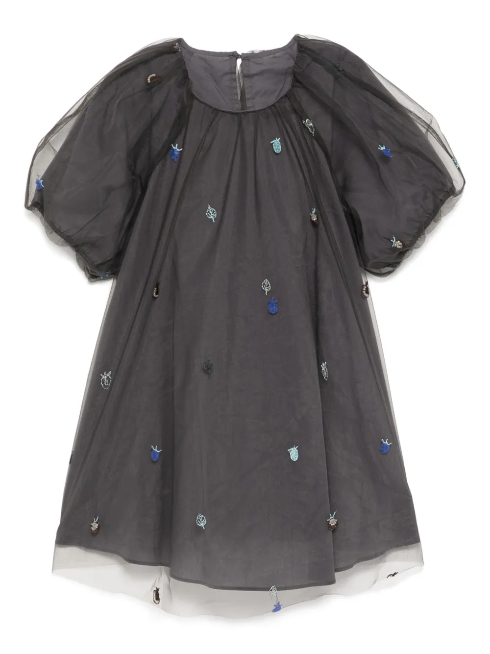jnby by JNBY vestido oversize bordado | gris | Image 1