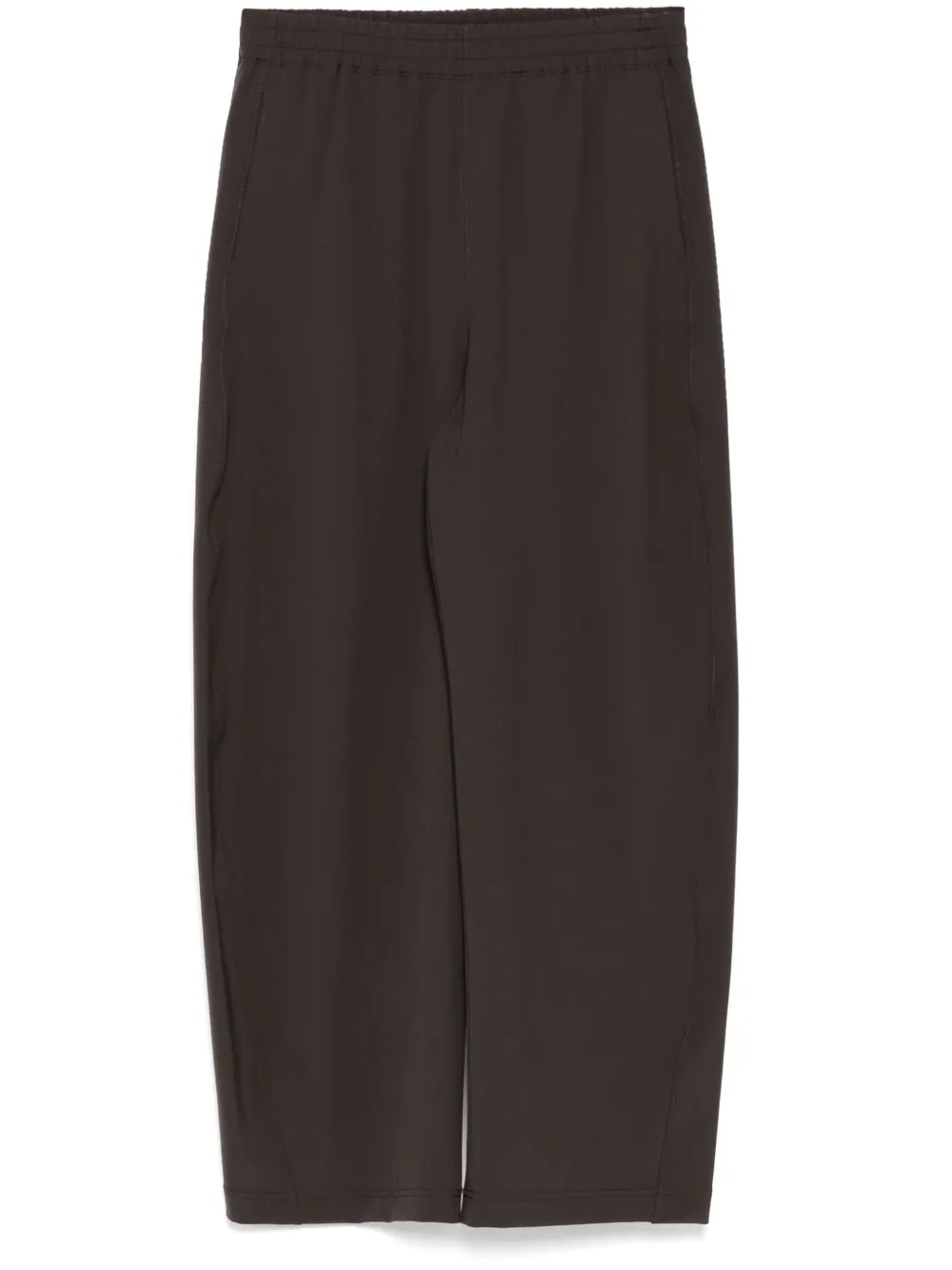 extra long wide-leg trousers