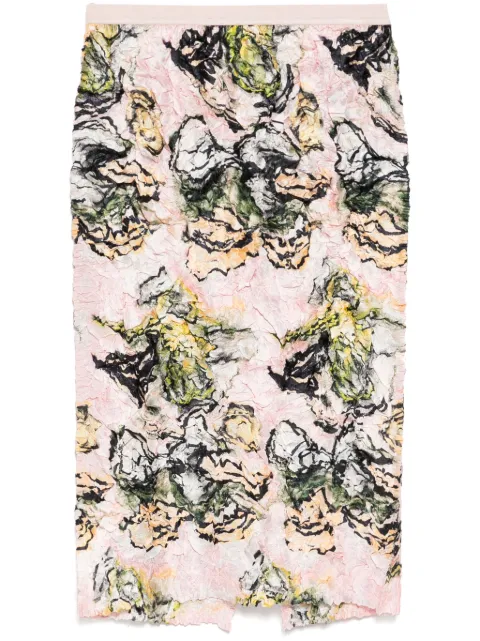 JNBY graphic-print skirt