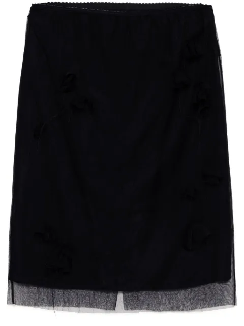 JNBY Gauze pencil-waist skirt