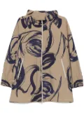 JNBY graphic-print windbreaker - Brown